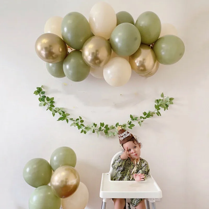 

18 шт., набор металлических латексных гелиевых шариков