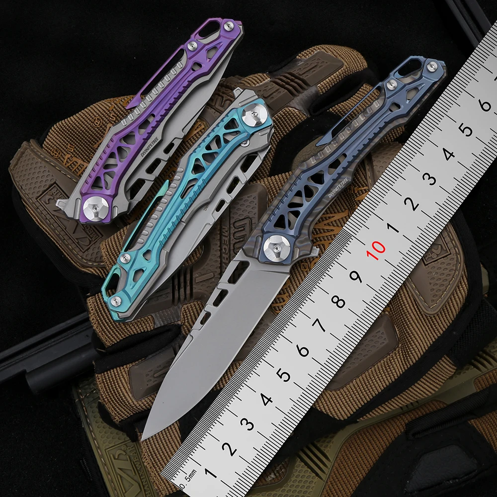 Nimoknives & Fatdragon богородие Дерево Портативный карманный складной нож лезвие M390 TC4 титановая ручка уличные инструменты для повседневного использования