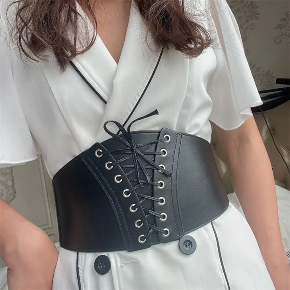 

Women Bustier Women Corset Wide Waist Corset Exquisite Temperament Adjustable High Elasticity Women Bustier for Party