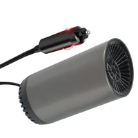 cup shaped cylinder car heater 12v 150w windshield mounted air purification demister defroster car heater
