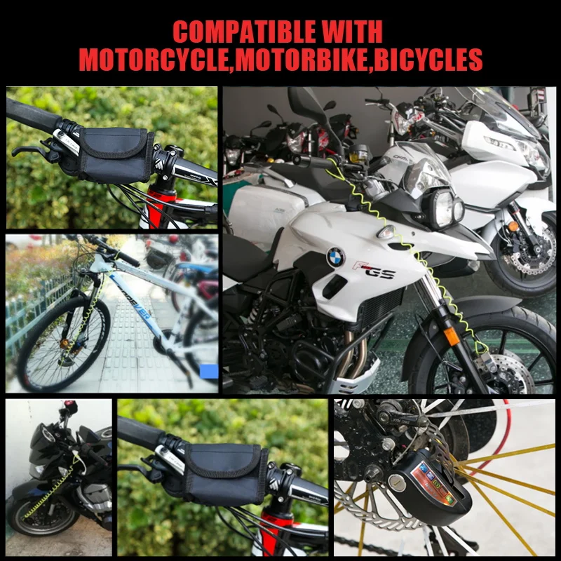 Блокировка для дискового тормоза мотоцикла 110 дБ |