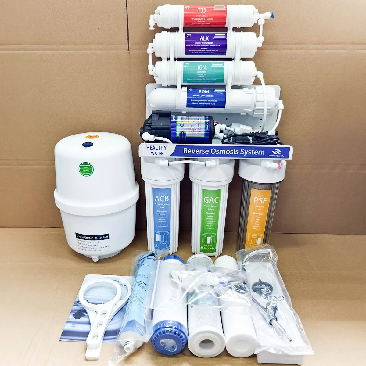 УФ-фильтр для воды JIEWI 7-ступенчатый фильтр с обратным осмосом дома