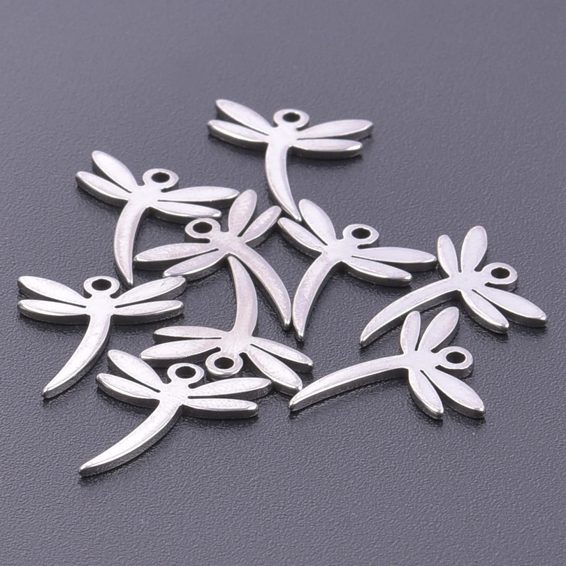 

10-50pcs Dragonfly Charms Cute Animal Charm Pendants for Jewelry Making Silver Color Charms DIY Earrings Necklace Handmade Craft