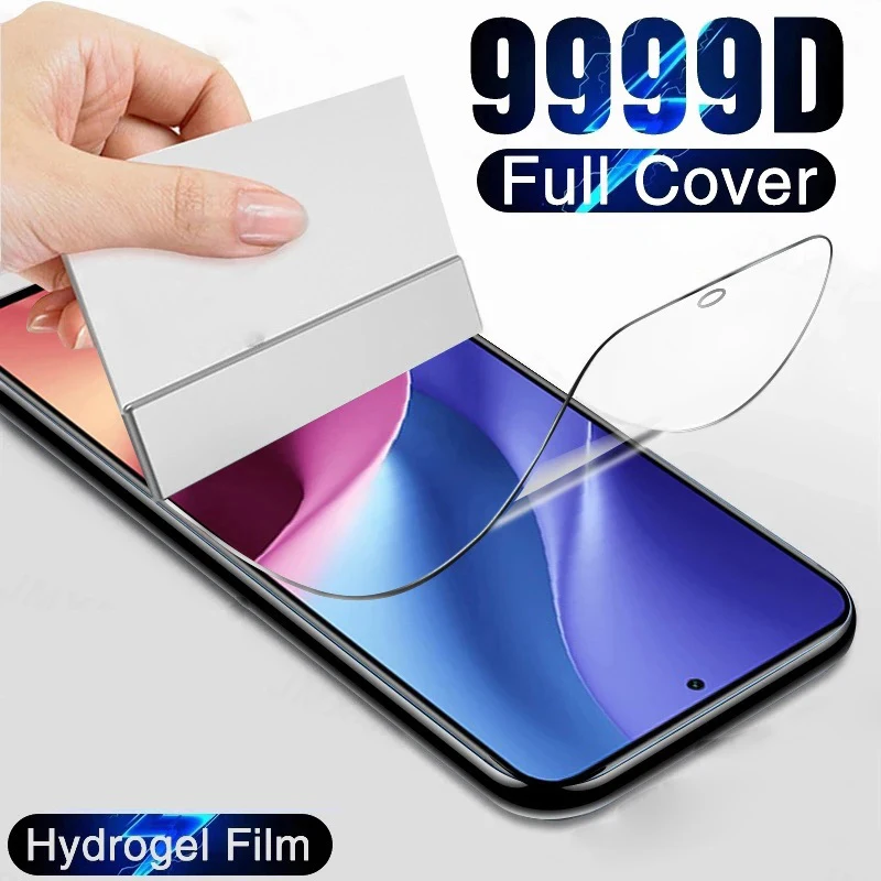 

Гидрогелевая пленка для экрана Mi Poco X3 Pro NFC F3 M3 M4 3 шт., пленка для Xiaomi Redmi Note 10 9 8 Pro 9s 10s 9T 8T 9A 9C