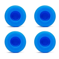 pack of 3 5 gallon water jug cap reusable water bottle caps fits 55mm bottlessilicone non spill lids for anti splash