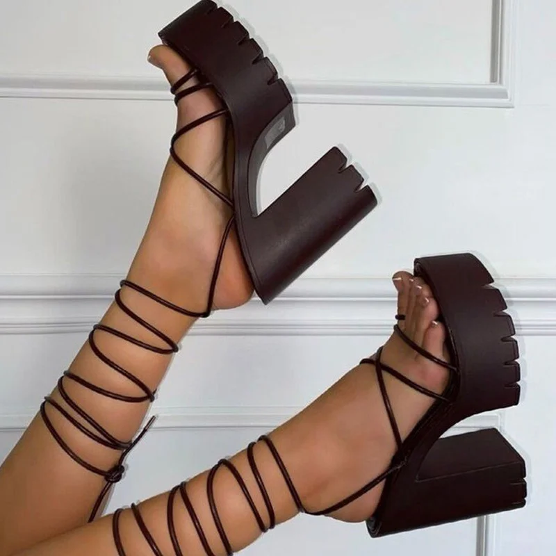

2022 New Women Sandals Shoes Open Toe Ladies Shoes Sexy Sandals Woman Plus Size High Heel Party Female Footwear Zapatos De Mujer