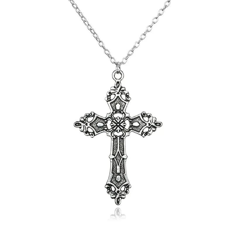 

Vintage Crosses Pendant Necklace Goth Jewelry Accessories Gothic Grunge Chain Y2k Fashion Women Cheap Things Free Shipping Men