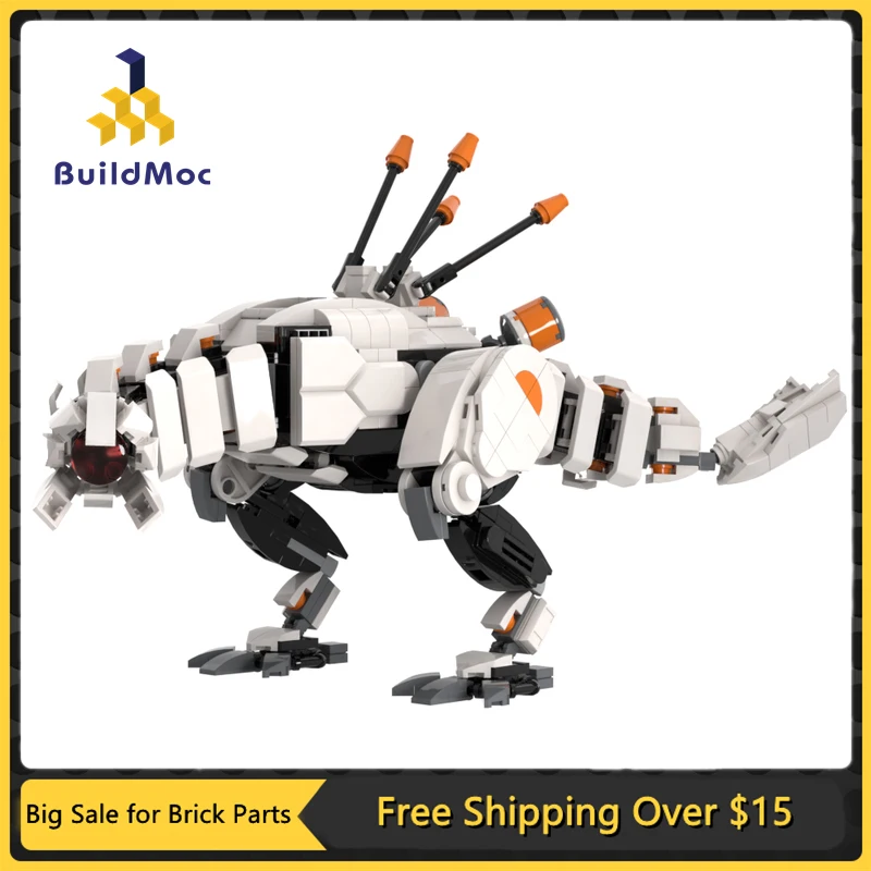 Конструктор MOC Horizon зуб грома монстр модель динозавра животного | Игрушки и хобби