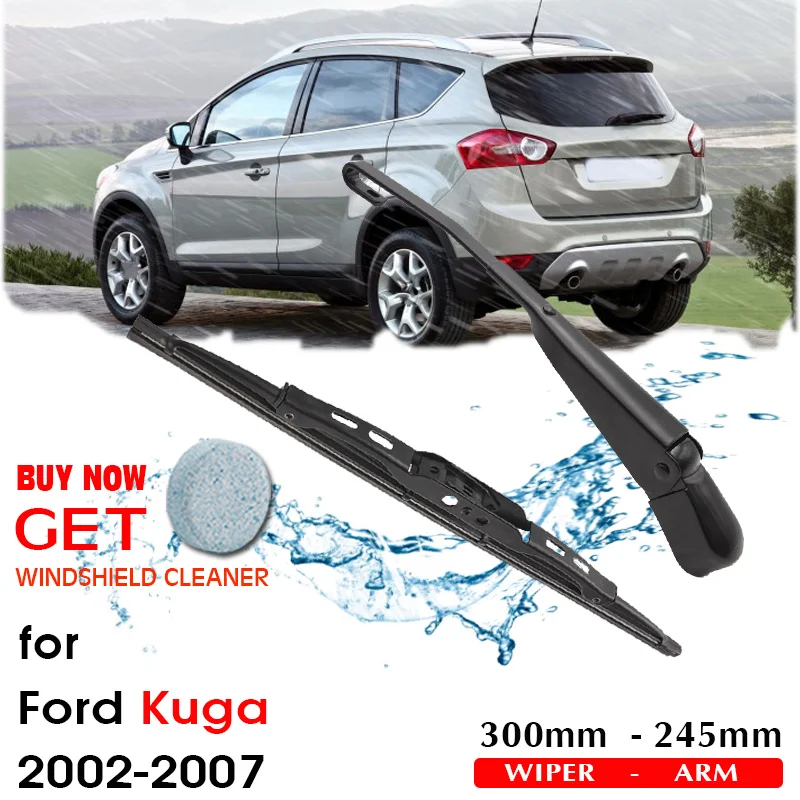 

Car Wiper Blade Rear Back Window Windscreen Windshield Wipers For Ford Kuga Hatchback 300 mm 2002-2007 Auto Accessories