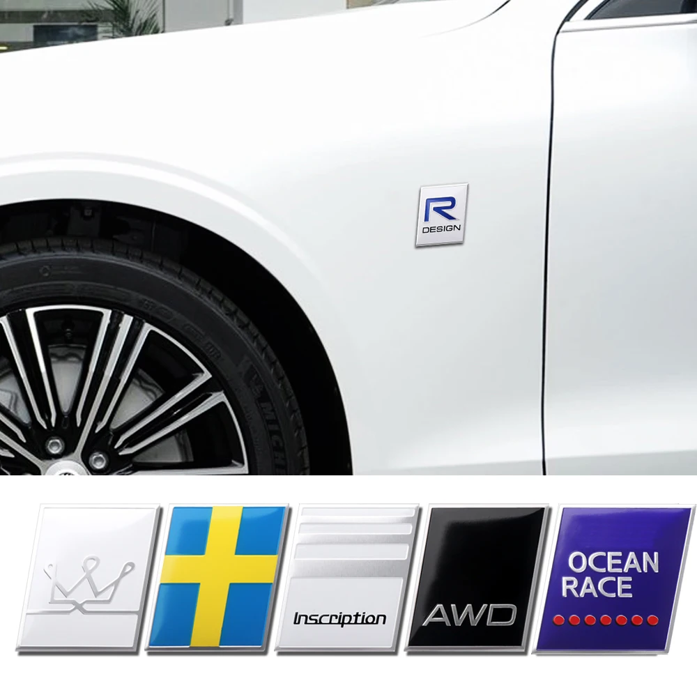 Автомобильный кузов багажник декор наклейка для R дизайн AWD ELK тест Эмблема Для Volvo