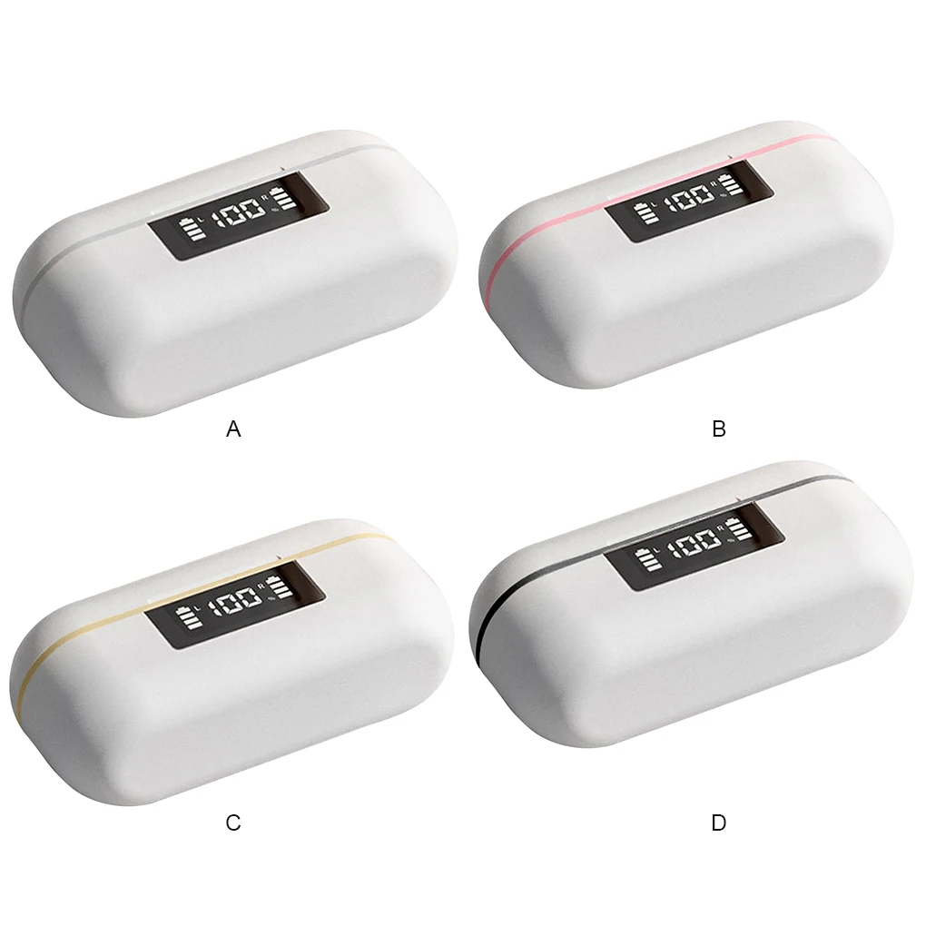 

In Ear Mini Earbuds True Wireless Bluetooth-compatible Gaming Earphones Sports Call Cellphone Headset Skin Color