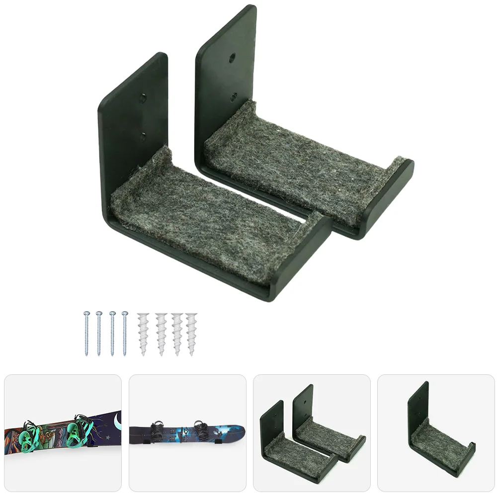 

Snowboard Wall Mount Ski Holder Display Rack Shelf Storage Displaying Bracket Mounted Stand