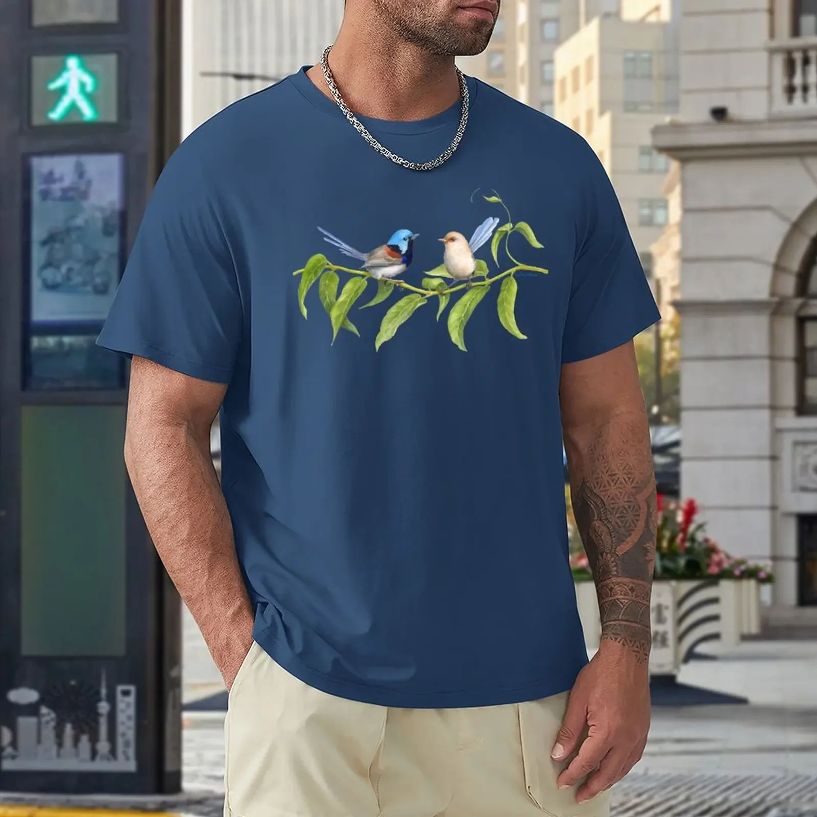 Разноцветная футболка Nadya neklioudoba для мальчиков белая модная мужская на заказ