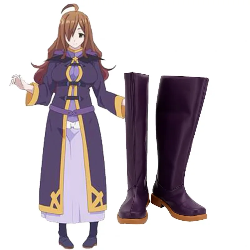 Фото Аниме-костюмные ботинки Мегумин (KonoSuba: Божественное благословение на этот прекрасный мир), обувь Аква Сато Казума, для Хэллоуина №5