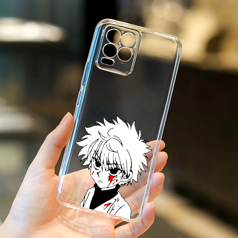 Japan Anime Hunter X Clear чехол для телефона Realme C35 C31 C33 C30 8i 9 Pro Plus 9i GT Neo 3 2 Q3s HXH Cover Funda - купить