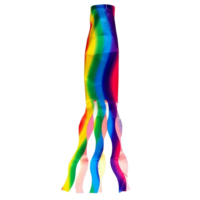 

Rainbow Windsock Wind Streamer Flag Garden Camping Decoration Flag 70CM