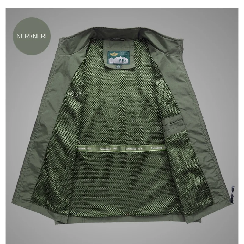 Мужской жилет без рукавов MaiDangDi с высоким воротником модная мужская куртка