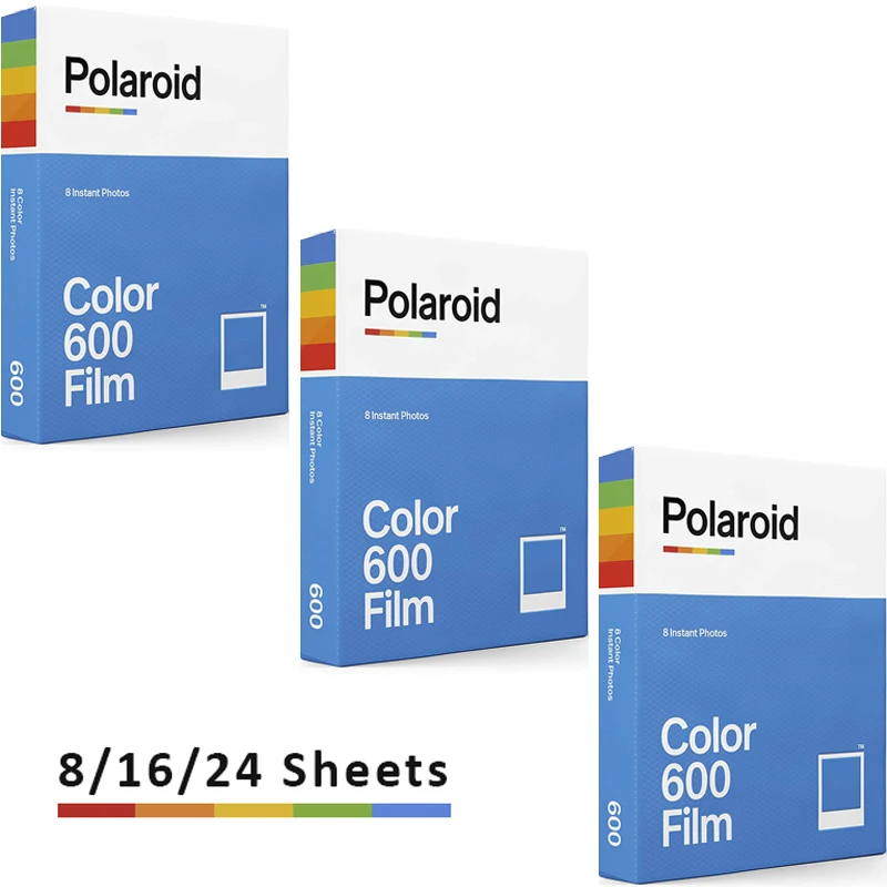 8Sheets/16Sheets/24Sheets Polaroid 600 Color Film Instant Ph