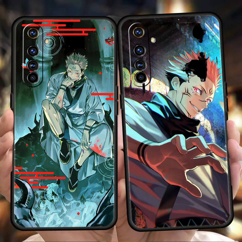 

Jujutsu Kaisen Phone Case Cover for Realme 8 9 10 Pro 8i 9i C3 C11 C21 C25 C35 GT2 GT Neo 2 3 3T Plus 5G Silicone Soft Shell Bag