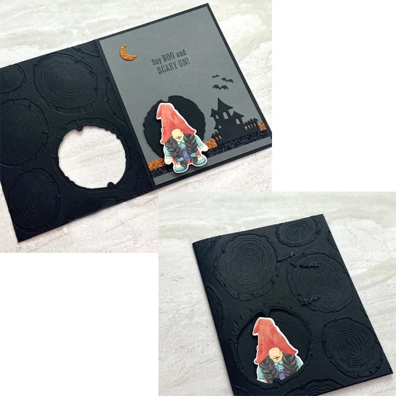 3d рельефная папка дерево кольцо древесина Дерево отверстие Интерактивная шаблон