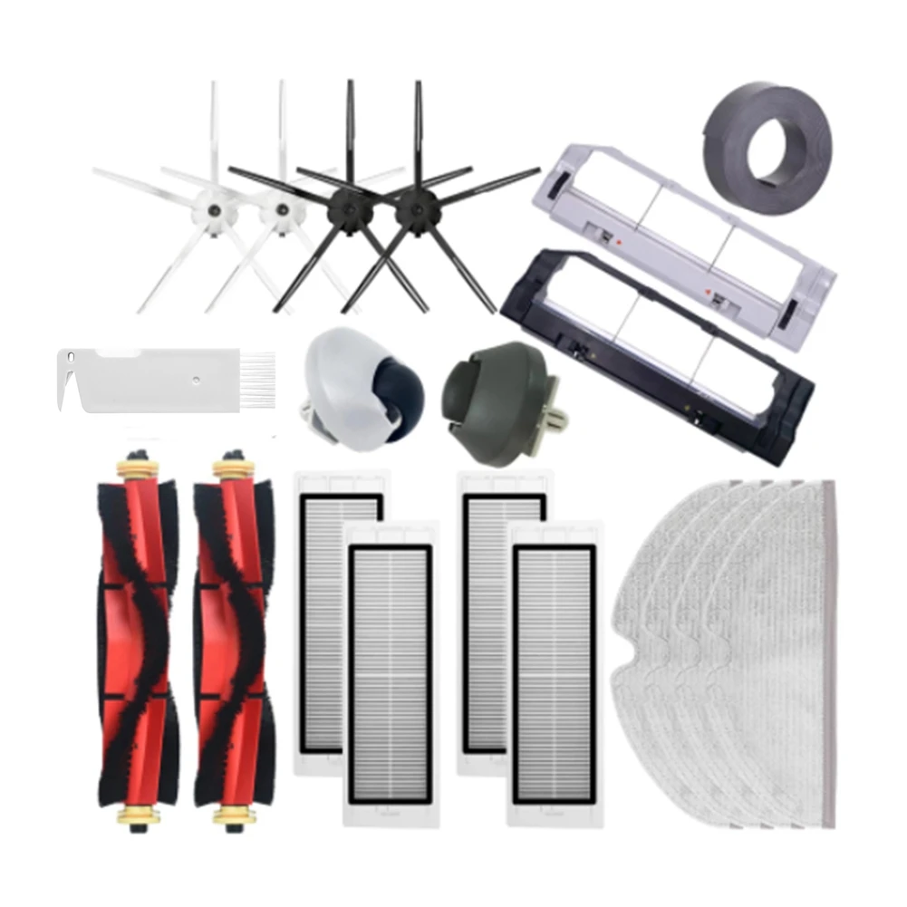 

For XiaoMi Roborock S5 Max S6 MaxV Robot Vacuum Cleaner Mop Cloth HEPA Filter Side / Main Brush Cover Spare Parts