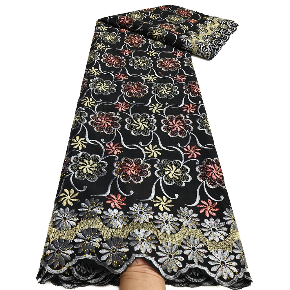 2024 г. новейший дизайн швейцарская вуаль кружевная ткань французское нигерийское