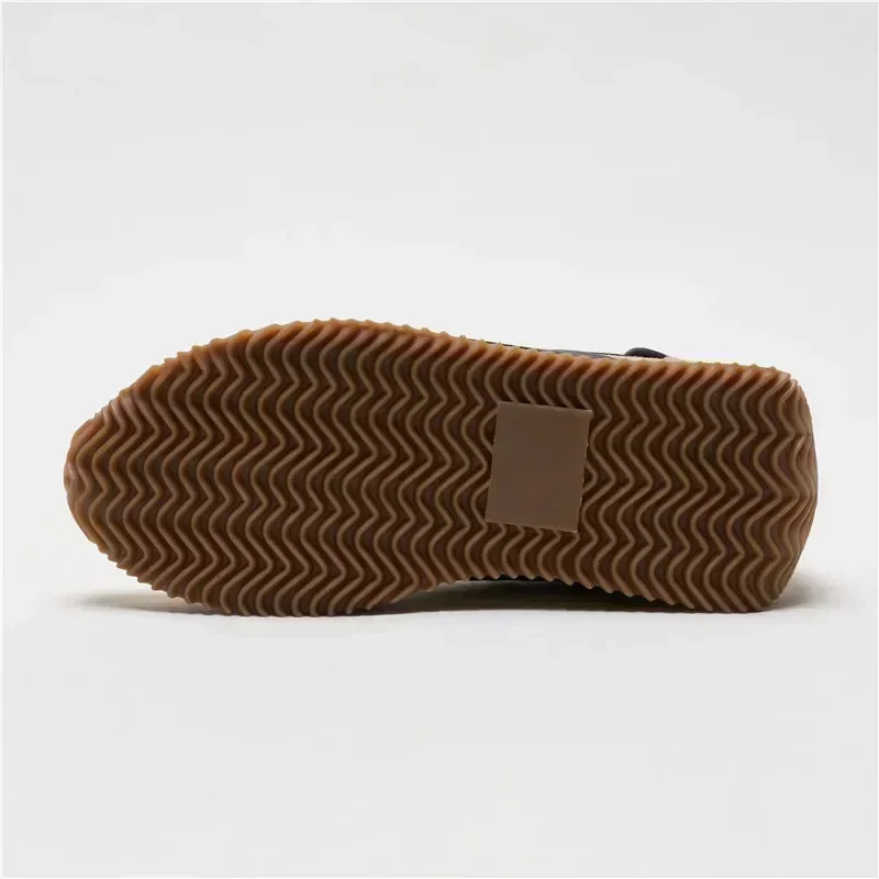 Женские кожаные повседневные кроссовки на платформе Forrest Gump Ins Fashion