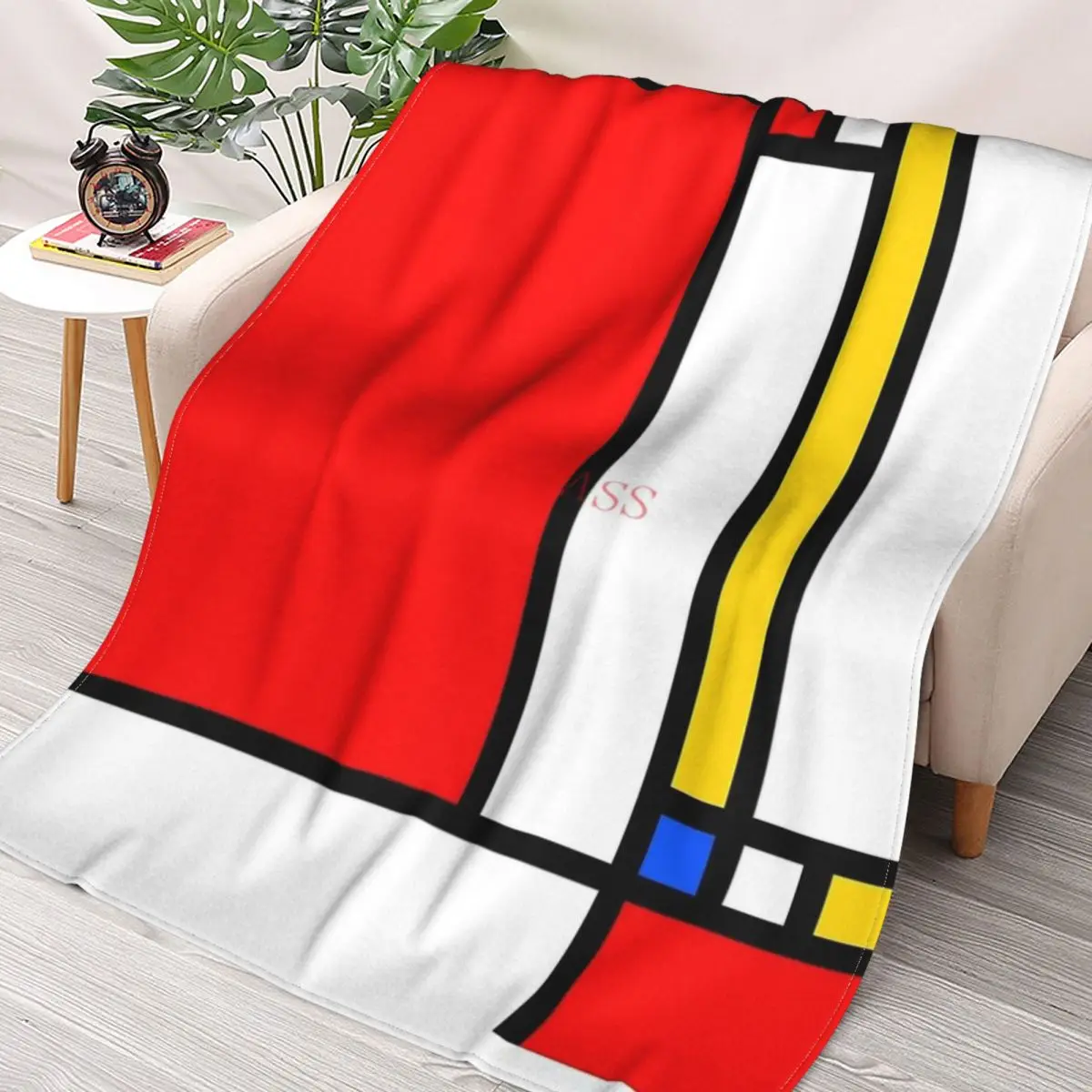 

Mondrian, абстракция I, Фланелевое покрывало с 3D принтом