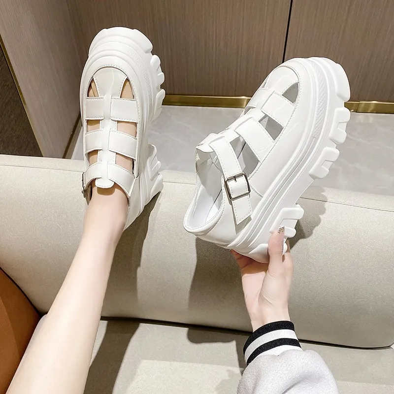 Summer 2022 Women's Platform Casual Sports Sandals Gladiator Vacation Beach Office Shopping Walk Increase Comfort Women's Shoes