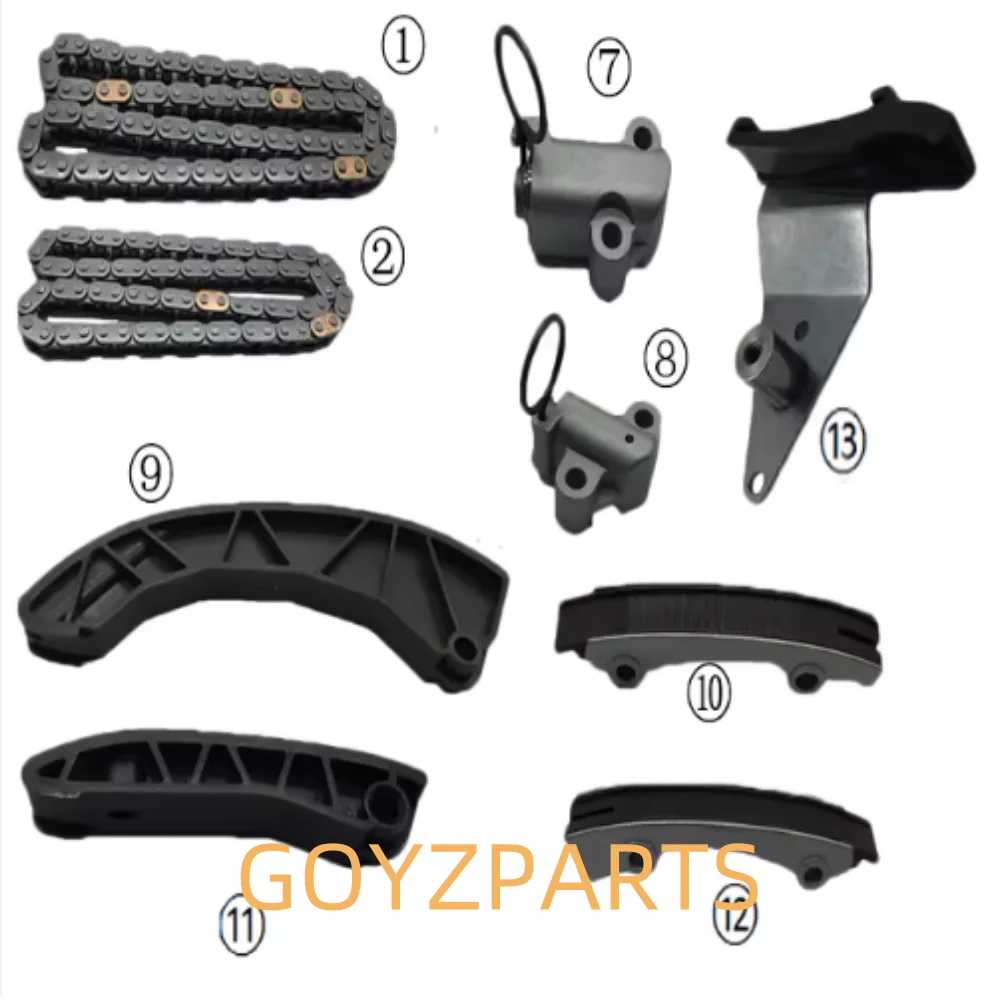 Фото Ремкомплект цепи ГРМ для Hyundai ACC10 i30 ix20 Matrix GETZ D4FA 1.4 1.5 1.6 CRDi D4FA 24335-2A000 24351-2A001 №1