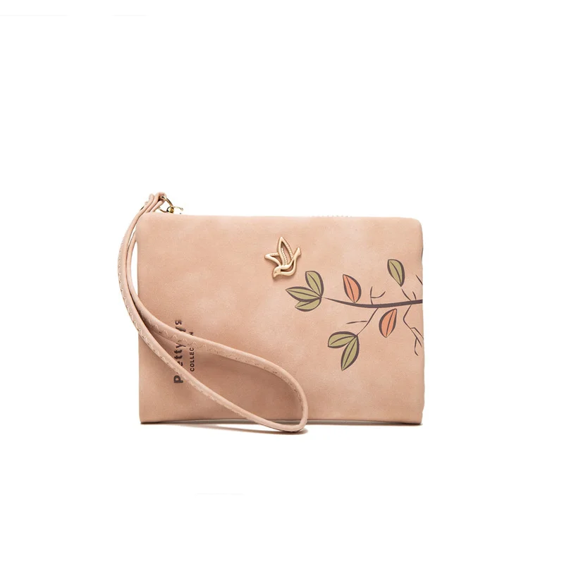 

Новый женский кошелек, Короткий Повседневный женский кошелек с матовым принтом, кошелек из ПУ кожи Zero