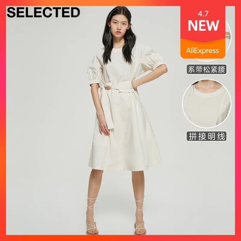 

SELECTED Women'S Summer New Lantern Sleeve Commuter Dress S|42122J004