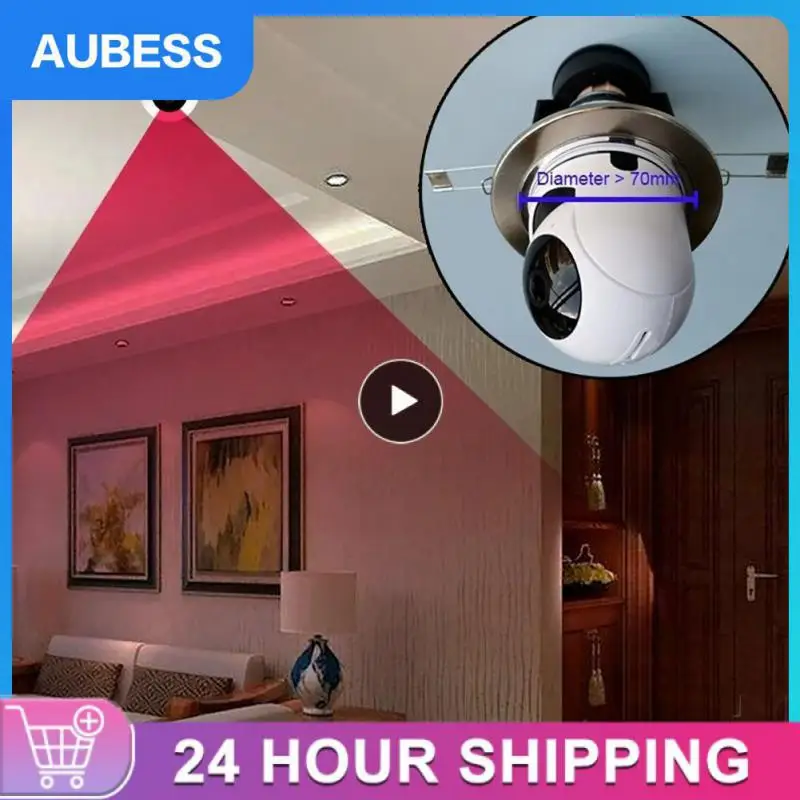 

2/3/5PCS 360 Degree Panoramic Wireless Wifi Camera 2 Million Lamp Cap Monitoring Bulb Single Light Source Bulb Monitoring Camera