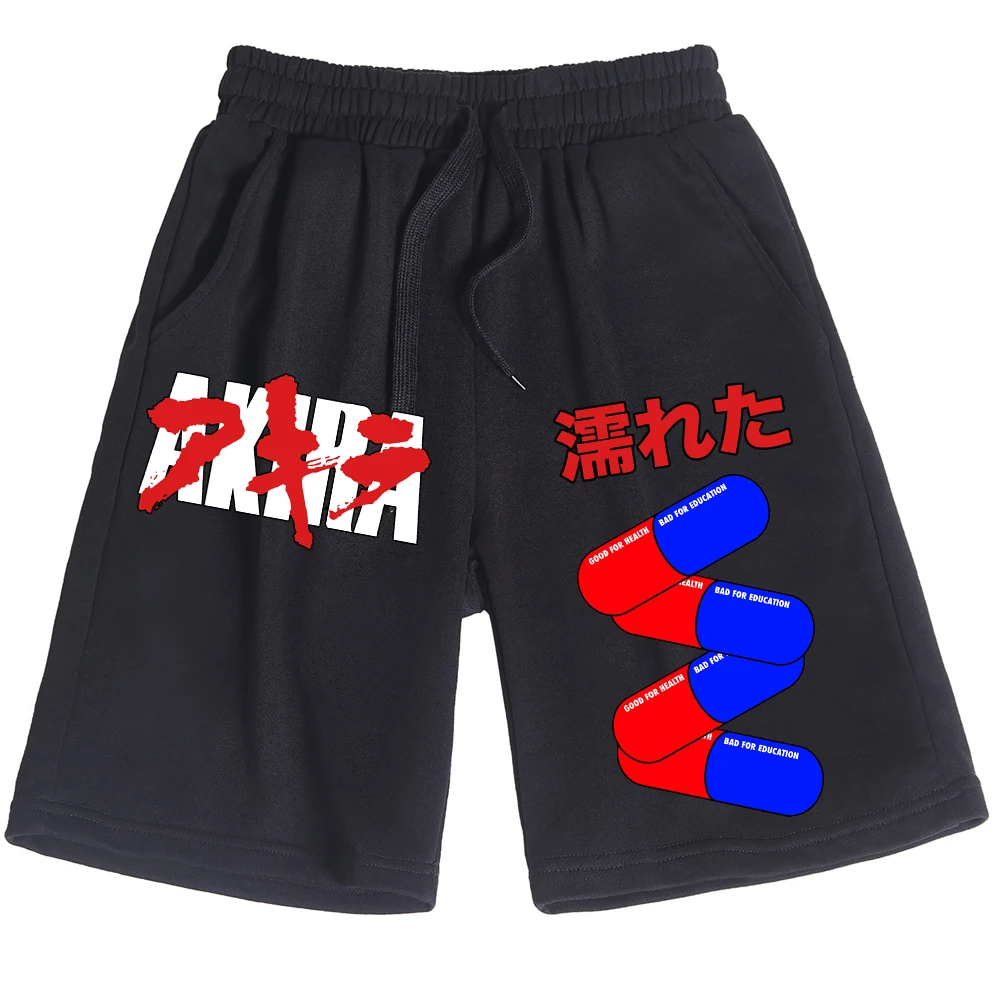 Akira-pantalones cortos de Anime para hombre y mujer, pantalón corto de algodón, informal, suelto, para playa