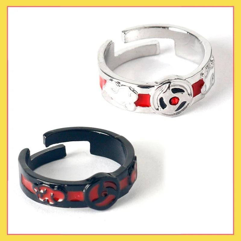 Аниме Наруто Учиха Итачи колесо для письма Открытое кольцо охватывающее