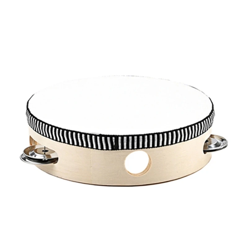 

Hand Held Drum Bell Tamborine Musical Instruments Tambourine Drum for Party Game