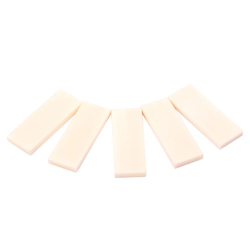 

5pcs Guitar Accessory Diy Guitar Bridge Nut Bridge Guitar Parts Guitar Nut Replacement Strat Guitar Nut