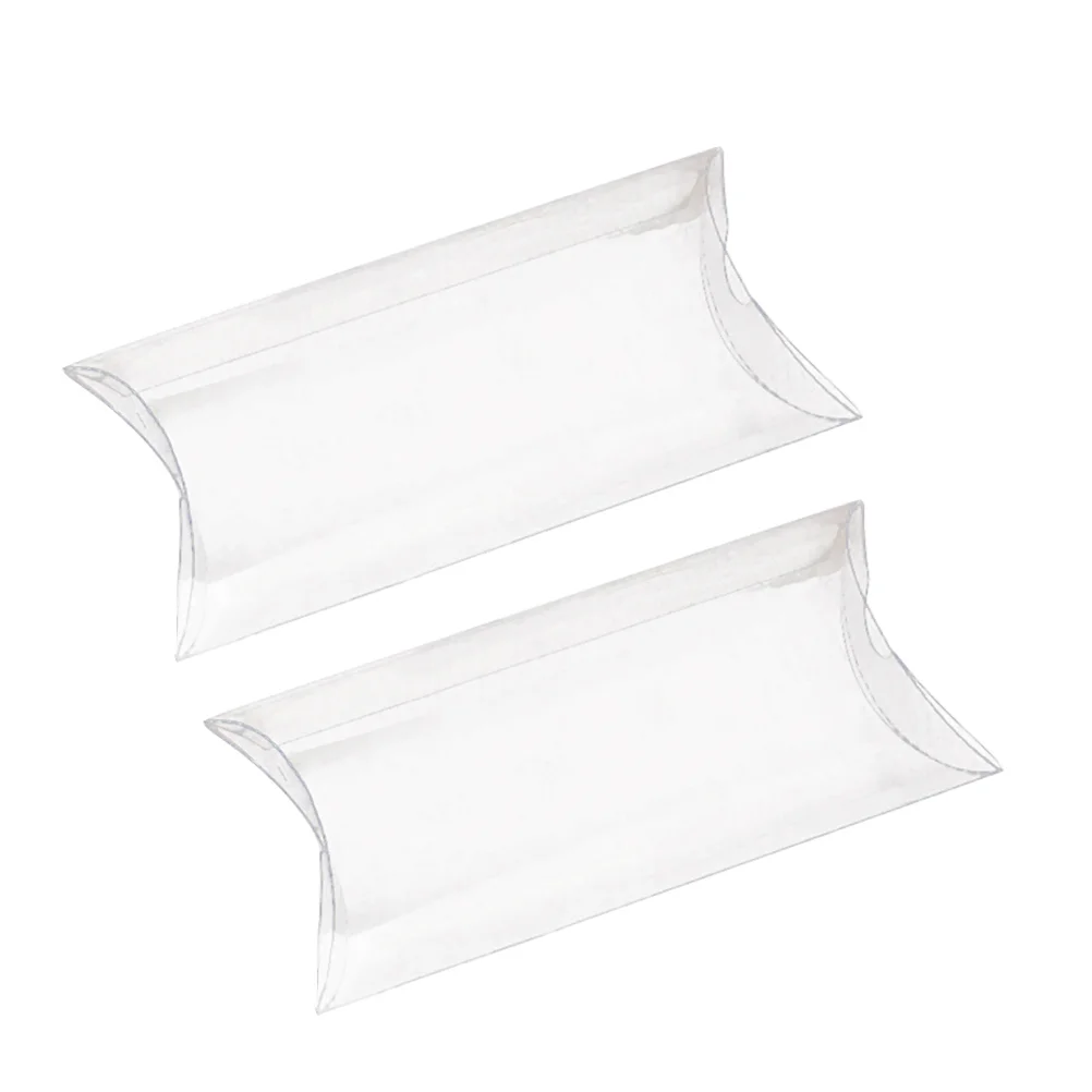 

Candy Box Clear Boxes Gift Pillow Favor Wedding Favors Container Packaging Transparent Snack Storage Containers Treat Pvc Shower
