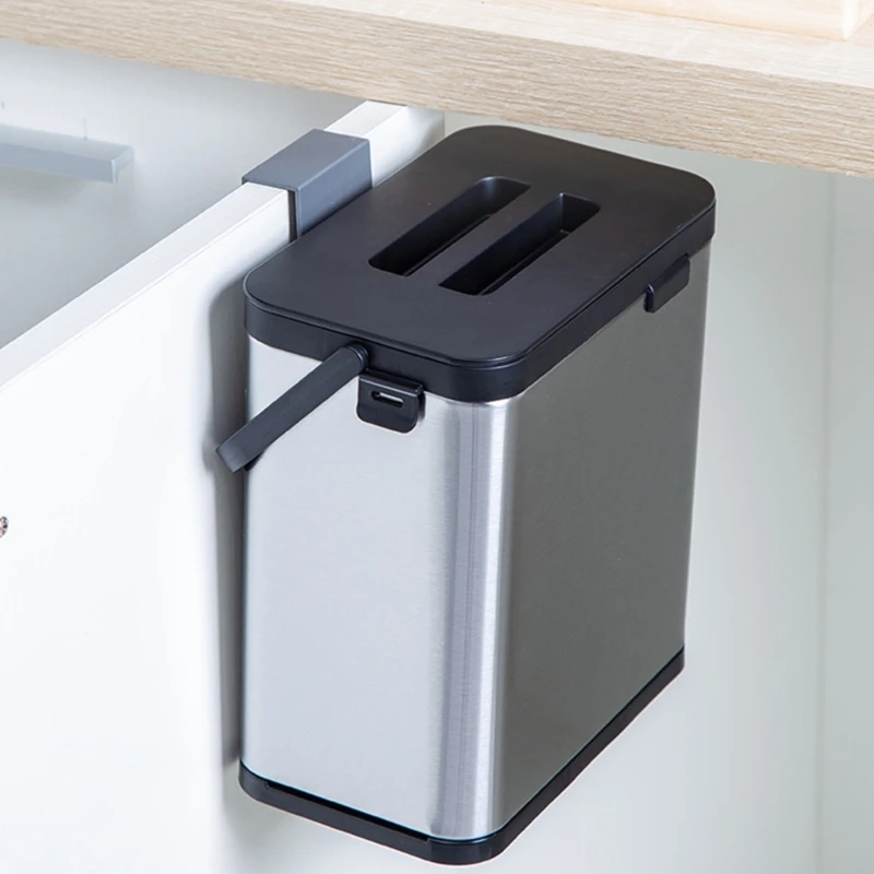 Настенный контейнер для мусора из нержавеющей стали организации современных