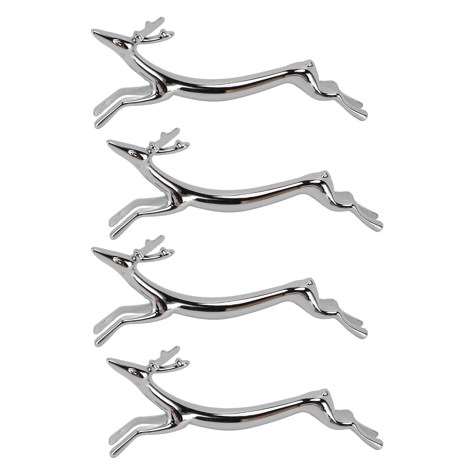 

Подставки для столовых приборов TOPINCN, 4 шт., серебристые, цинковый сплав