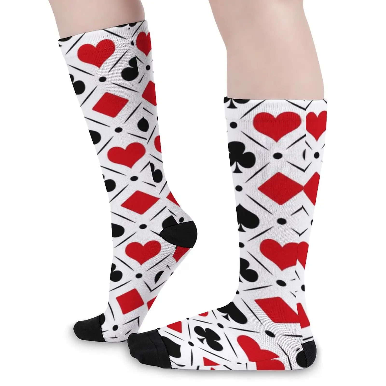 

Женские чулки, красные, черные клетчатые дизайнерские новые носки, зимние носки с защитой от пота, качественные носки для скейтборда