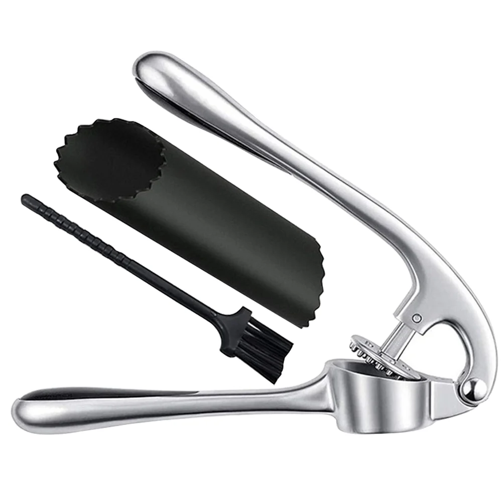 

Garlic Press Mincer Crusher Tool Onion Presser Masher Stainless Steel Manual Peeler Ginger Rocker Chili Mashed Kitchen Grinder