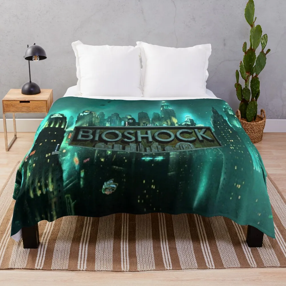 

Плед Bioshock с логотипом Rapture, одеяло для диванов