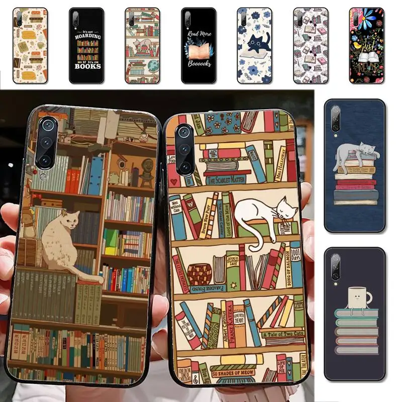 

Read Books illustration Phone Case for Xiaomi mi 8 9 10 lite pro 9SE 5 6 X max 2 3 mix2s F1