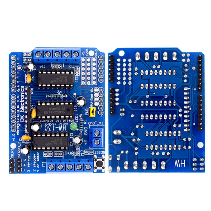 L293D двойной щиток привода двигателя для Arduino Duemilanove плата расширения щит