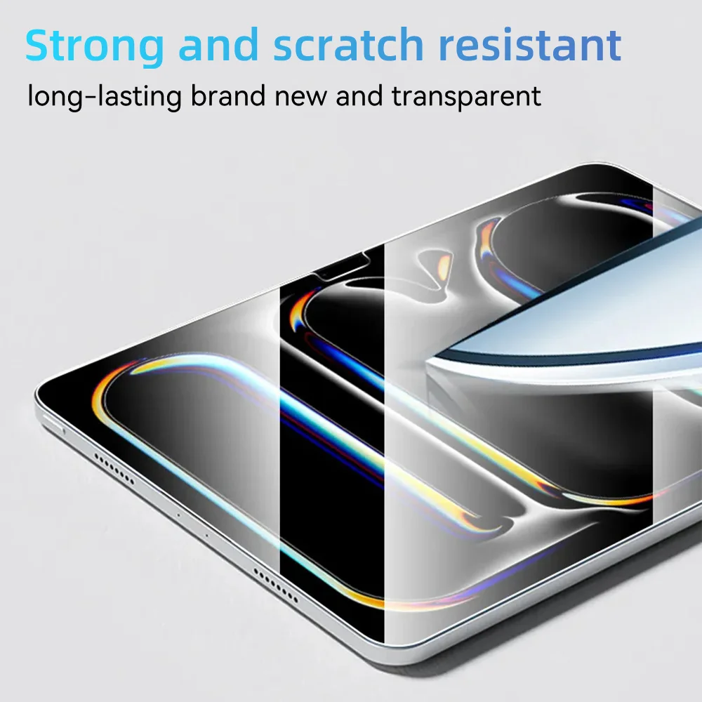 2Pcs Tempered Glass Screen Protector For Ipad Pro 13 12.9 11 6th M4 M2 Air 6 5 4 3 2 1 9th 10th Gen Mini 7 10.9 10.2 9.7 Film