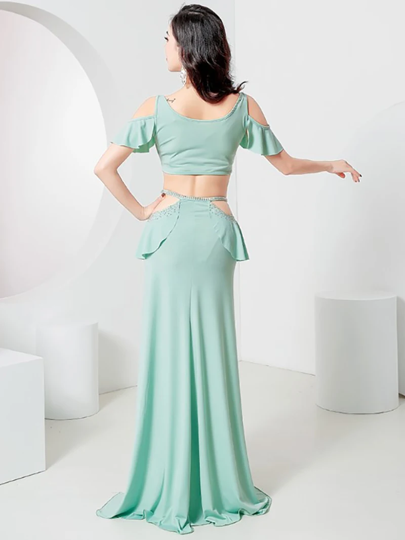 Танцевальный Костюм для взрослых и женщин танцевальный костюм индийского танца