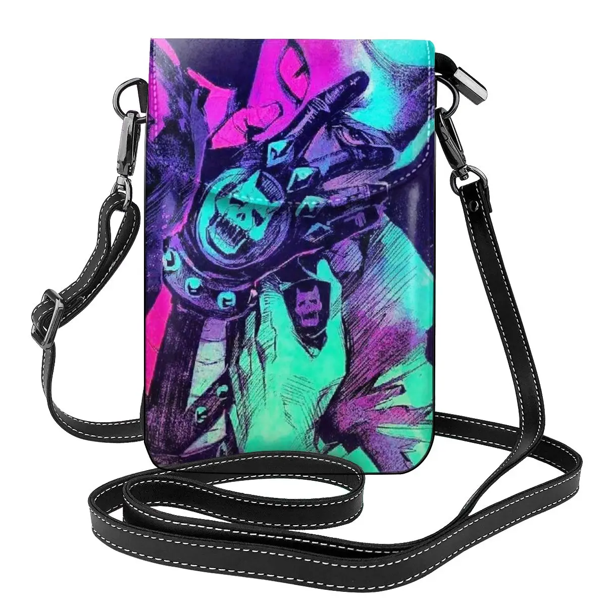

Сумка на плечо с принтом «Killer Queen», многоразовая кожаная уличная Женская сумочка в стиле киберпанк, невероятные приключения Джоджо