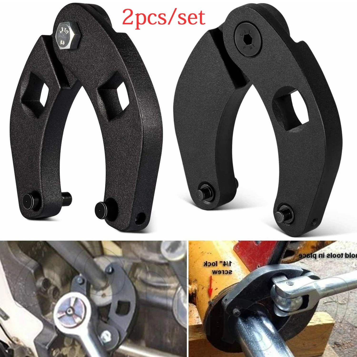 

TENG MILE 2 шт./комплект большой и маленький регулируемый гаечный ключ для гидравлических цилиндров 1266 и 7463 автомобильные аксессуары