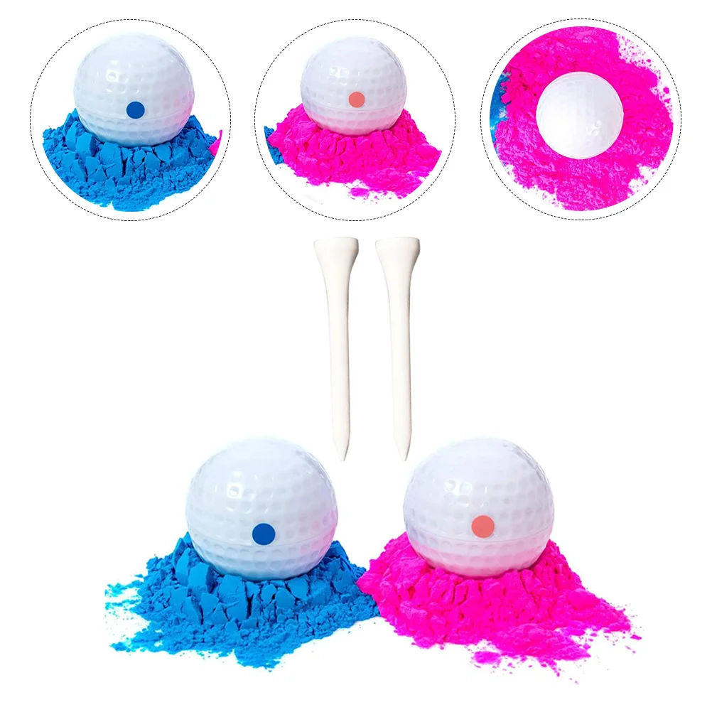 

Gender Revealball Powderparty Exploding Set Supplies Kids Blue Trickfor Game Tee Favor Announcement Babygagdecor Themed